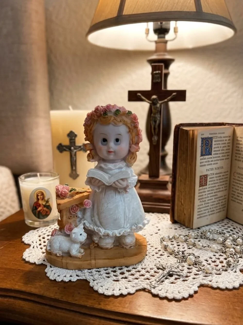 First Holy Communion Girl Figurine - 5